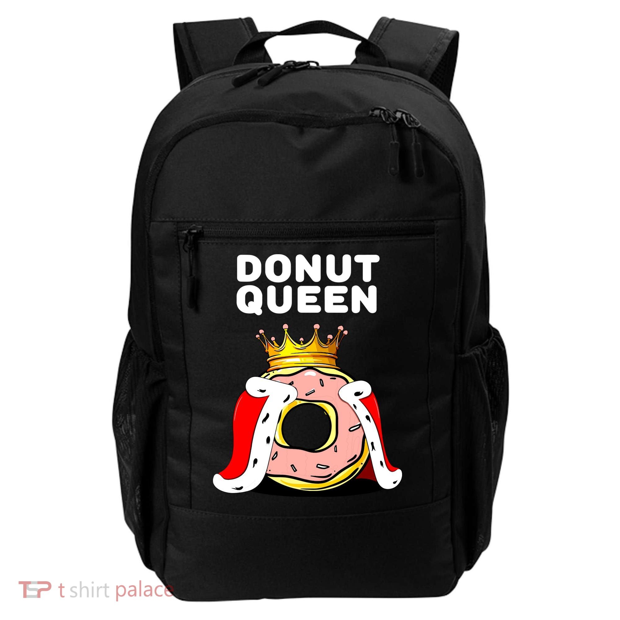 Donut Queen Doughnuts Funny Donut Lover Cute Donut Backpack