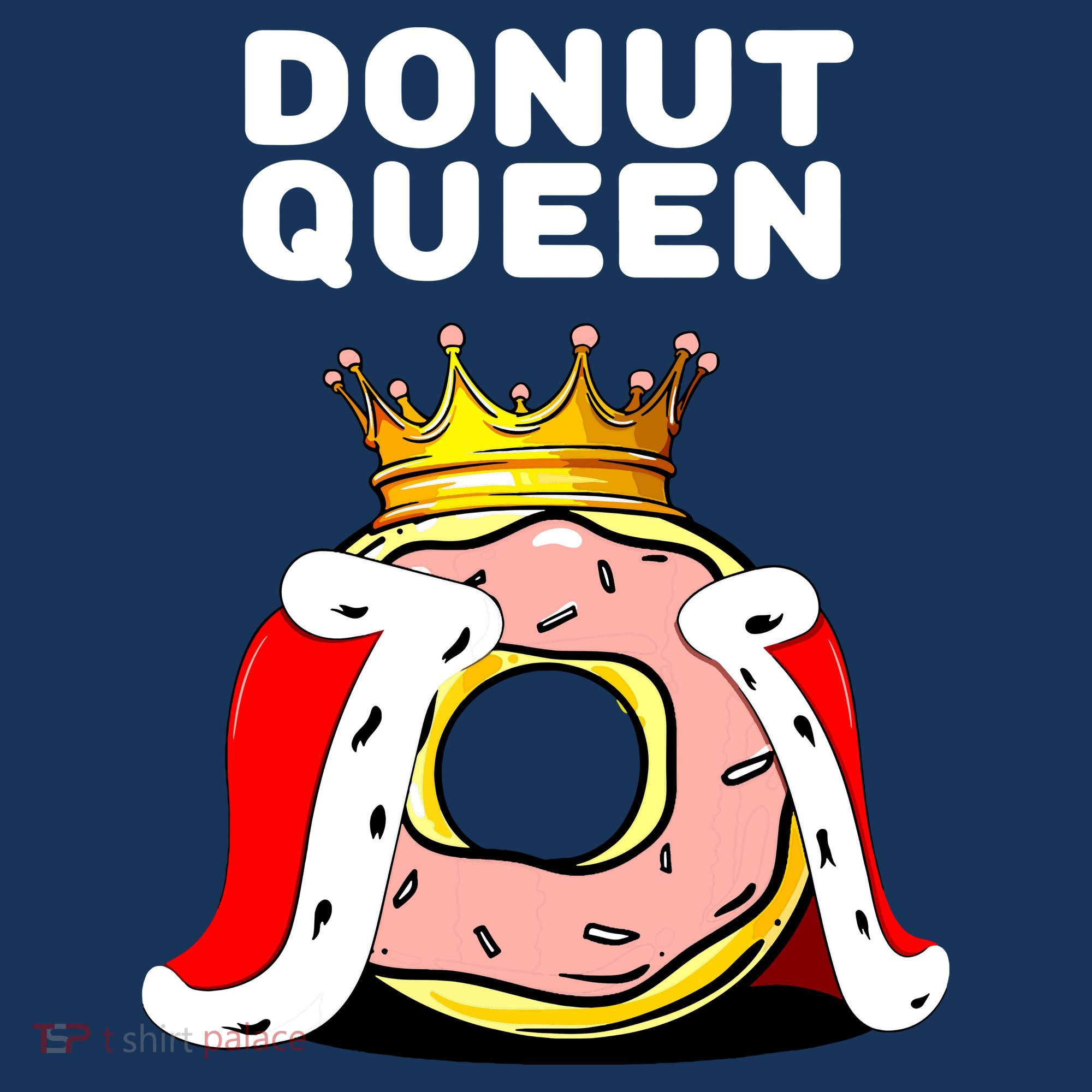 Donut Queen Doughnuts Funny Donut Lover Cute Donut Women's Tank Top