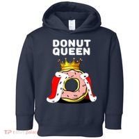 Donut Queen Doughnuts Funny Donut Lover Cute Donut Toddler Hoodie thumb 0
