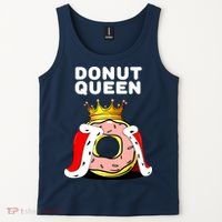 Donut Queen Doughnuts Funny Donut Lover Cute Donut Tank Top thumb 2
