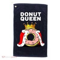 Donut Queen Doughnuts Funny Donut Lover Cute Donut Golf Towel thumb 0