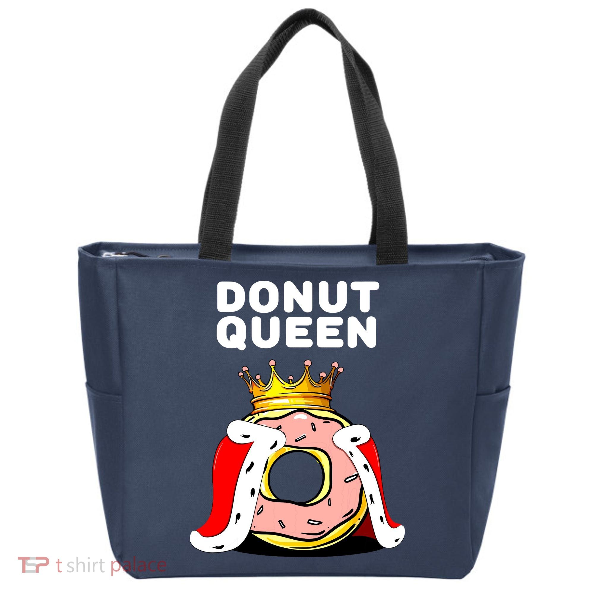 Donut Queen Doughnuts Funny Donut Lover Cute Donut Tote Bag