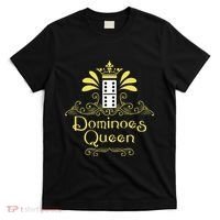 Dominoes Queen Domino Player Dominoes Lover Tile Game T-Shirt thumb 0