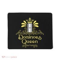 Dominoes Queen Domino Player Dominoes Lover Tile Game Mousepad thumb 0