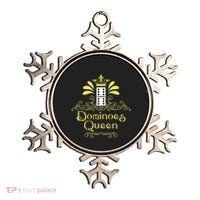 Dominoes Queen Domino Player Dominoes Lover Tile Game Ornament thumb 0