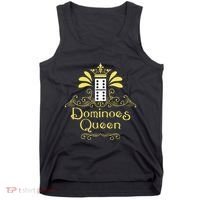 Dominoes Queen Domino Player Dominoes Lover Tile Game Tank Top thumb 0