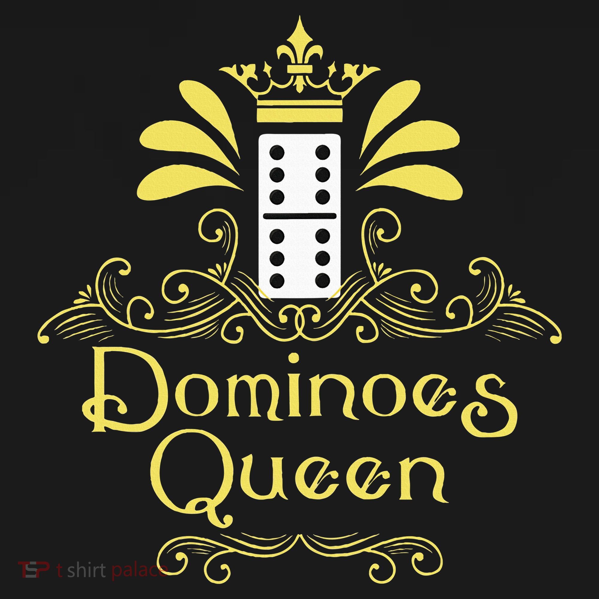Dominoes Queen Domino Player Dominoes Lover Tile Game Tank Top