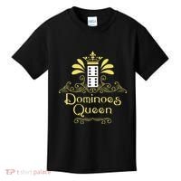 Dominoes Queen Domino Player Dominoes Lover Tile Game Kids T-Shirt thumb 0