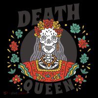 Death Queen Floral Coffee Mug thumb 5