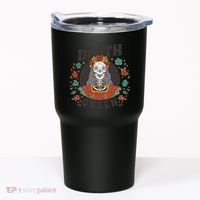 Death Queen Floral Tumbler thumb 0