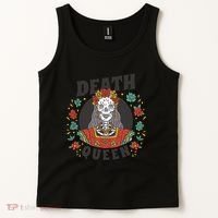 Death Queen Floral Tank Top thumb 2