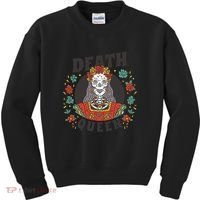 Death Queen Floral Kids Sweatshirt thumb 0