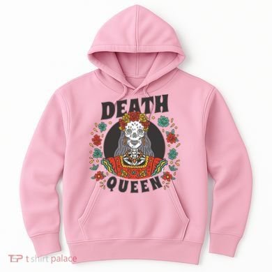 Death Queen Floral Hoodie
