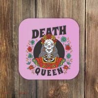 Death Queen Floral Coaster thumb 0