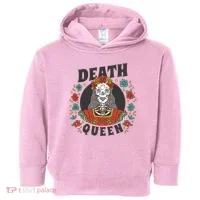 Death Queen Floral Toddler Hoodie thumb 0