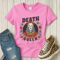 Death Queen Floral Women's T-Shirt thumb 3
