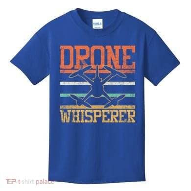 Drone Quadcopter Fpv Racing Rc Pilot Vintage Gift Kids T-Shirt