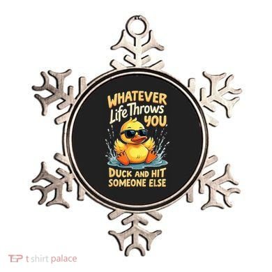 Duck Quote Graphics Yellow Rubber Duck Ornament