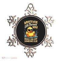 Duck Quote Graphics Yellow Rubber Duck Ornament thumb 0