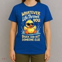 Duck Quote Graphics Yellow Rubber Duck T-Shirt thumb 4