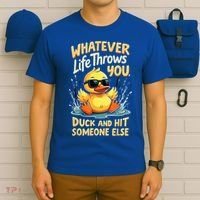 Duck Quote Graphics Yellow Rubber Duck T-Shirt thumb 6