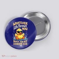Duck Quote Graphics Yellow Rubber Duck Button thumb 0