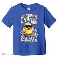 Duck Quote Graphics Yellow Rubber Duck Toddler T-Shirt thumb 0