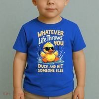 Duck Quote Graphics Yellow Rubber Duck Toddler T-Shirt thumb 2