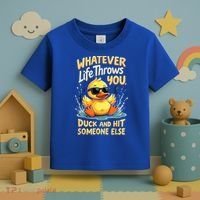 Duck Quote Graphics Yellow Rubber Duck Toddler T-Shirt thumb 3