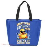 Duck Quote Graphics Yellow Rubber Duck Tote Bag thumb 0