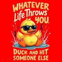 Duck Quote Graphics Yellow Rubber Duck Santa Hat thumb 1