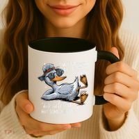 Duck Quote Graphics Whatever Life Throws At You Duck And Let It Hit Someone Else Coffee Mug thumb 3