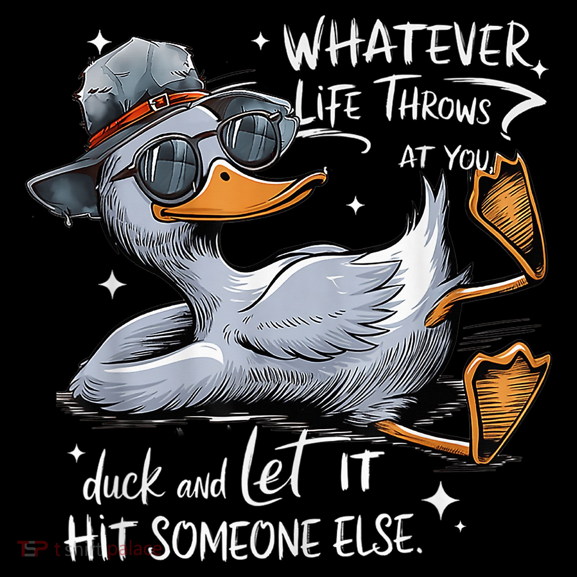 Duck Quote Graphics Whatever Life Throws At You Duck And Let It Hit Someone Else Coffee Mug