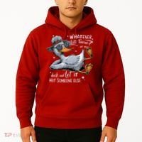 Duck Quote Graphics Whatever Life Throws At You Duck And Let It Hit Someone Else Hoodie thumb 2