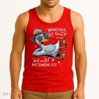 Duck Quote Graphics Whatever Life Throws At You Duck And Let It Hit Someone Else Tank Top thumb 3