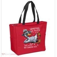Duck Quote Graphics Whatever Life Throws At You Duck And Let It Hit Someone Else Tote Bag thumb 2