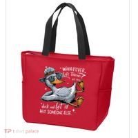 Duck Quote Graphics Whatever Life Throws At You Duck And Let It Hit Someone Else Tote Bag thumb 3