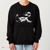 Duck Quote Graphics Whatever Life Throws At You Duck And Let It Hit Someone Else Women's Sweatshirt thumb 0