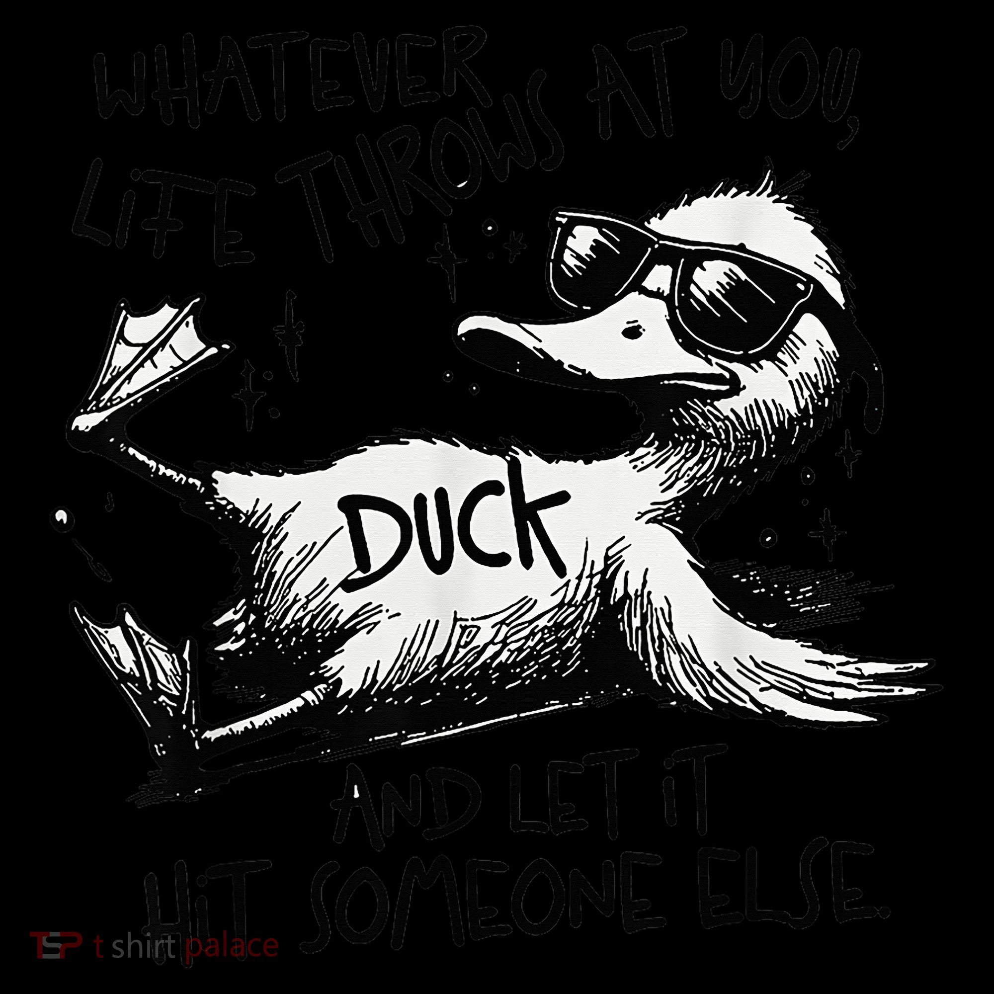 Duck Quote Graphics Whatever Life Throws At You Duck And Let It Hit Someone Else Coffee Mug