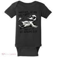 Duck Quote Graphics Whatever Life Throws At You Duck And Let It Hit Someone Else Baby Bodysuit thumb 0