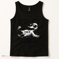 Duck Quote Graphics Whatever Life Throws At You Duck And Let It Hit Someone Else Tank Top thumb 2