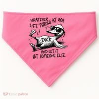 Duck Quote Graphics Whatever Life Throws At You Duck And Let It Hit Someone Else USA-Made Doggie Bandana thumb 0