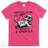 Duck Quote Graphics Whatever Life Throws At You Duck And Let It Hit Someone Else T-Shirt thumb 0