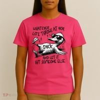 Duck Quote Graphics Whatever Life Throws At You Duck And Let It Hit Someone Else T-Shirt thumb 4
