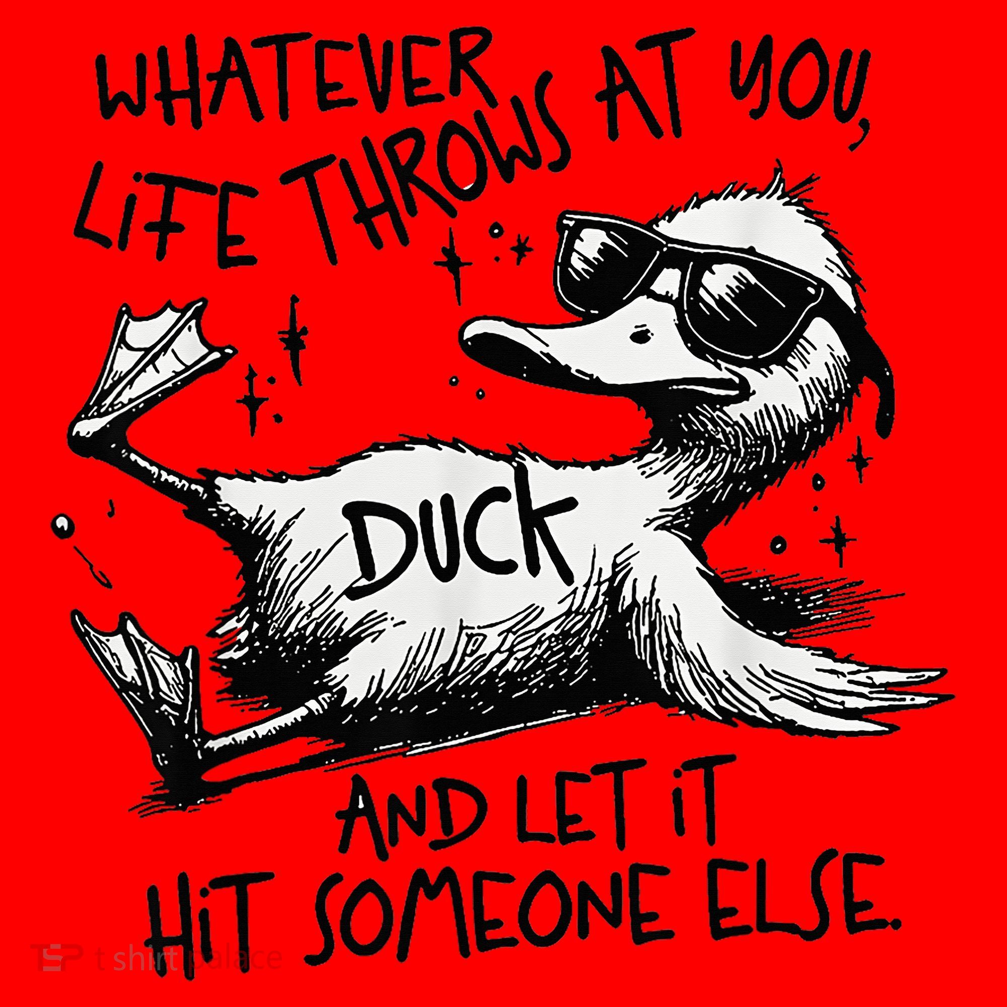 Duck Quote Graphics Whatever Life Throws At You Duck And Let It Hit Someone Else Santa Hat