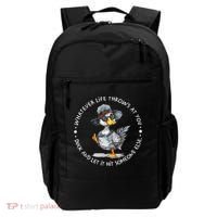Duck Quote Graphics  Backpack thumb 0