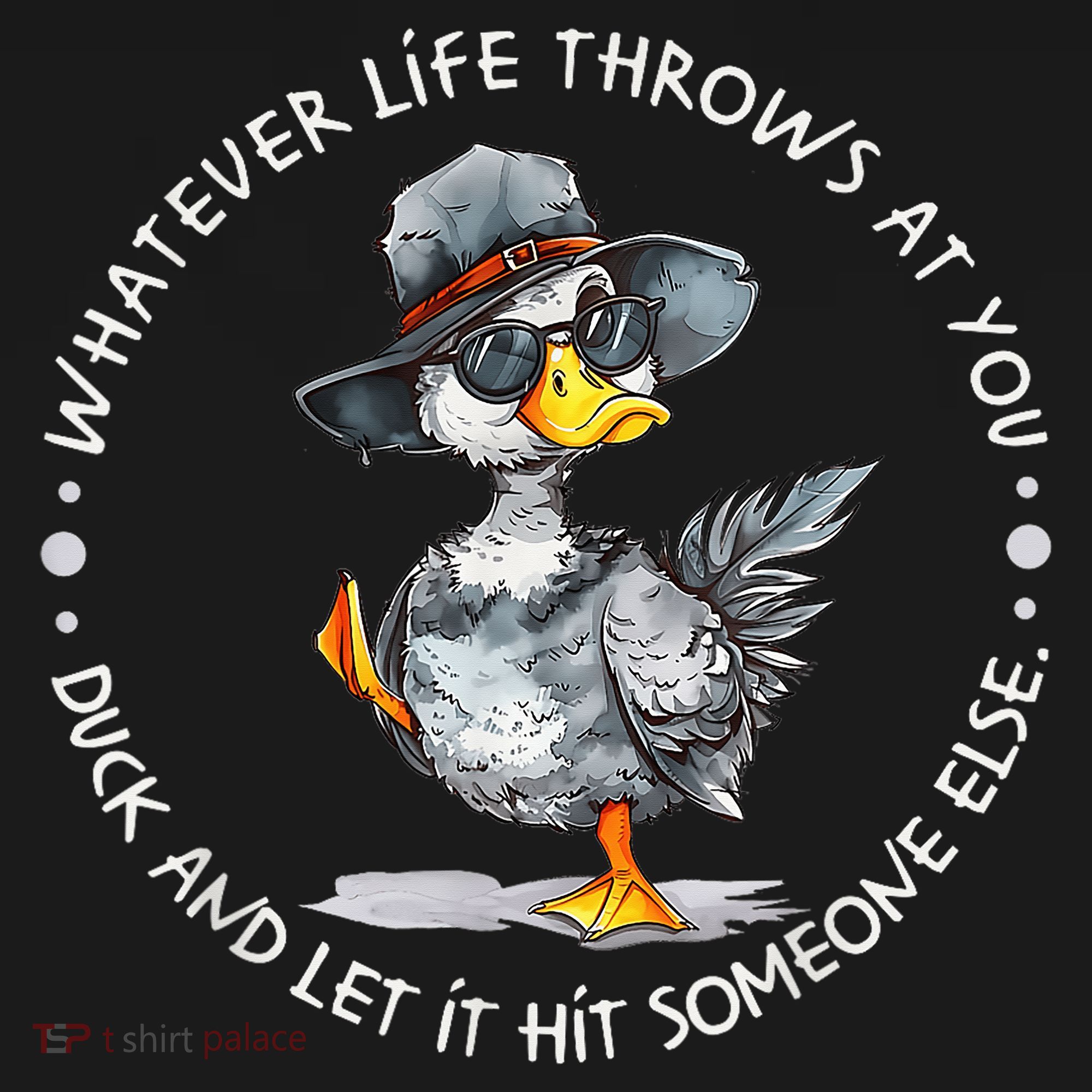 Duck Quote Graphics  Pajama Set
