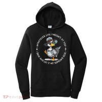 Duck Quote Graphics  Women's Hoodie thumb 0