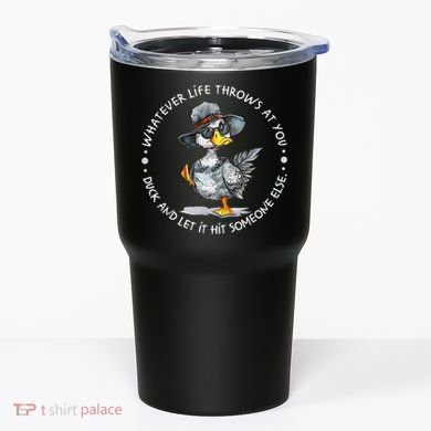 Duck Quote Graphics  Tumbler