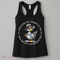 Duck Quote Graphics  Women's Tank Top thumb 3